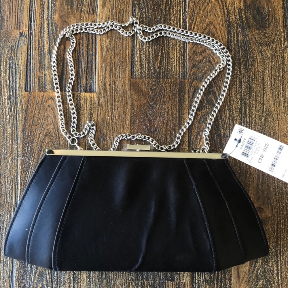 Giani Bernini Party Clutch/Crossbody Black NWT